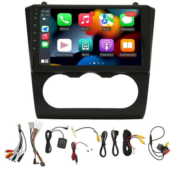 Falleo Clearance Car Radio 9in IPS Touch Screen Voice Control Car Stereo with Rear Camera Mic for Teana Altima 2008 2009 2010 2011 2012