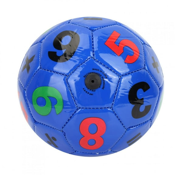 Falleo Clearance Children Outdoor Sport Football Soccer Ball Size 2 Exercise Sports Equipment(Purple Number)