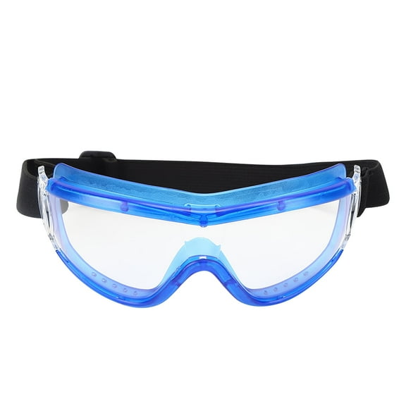 Falleo Clearance Children Safety Goggles AntiSpittle Kid Antifog Transparent Outdoor Protective Glasses(bleu )