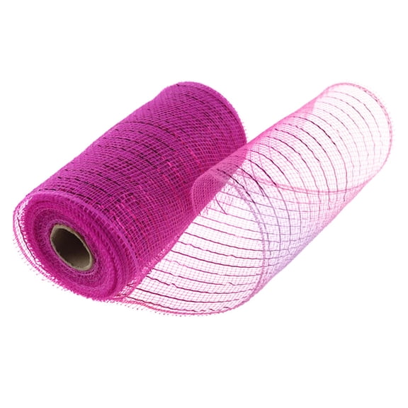 Falleo Clearance Christmas Decoration Mesh Flower Packaging Mesh Plastic Gold Wire Mesh Roll For Wreaths Wrapping 15cmX10 Size