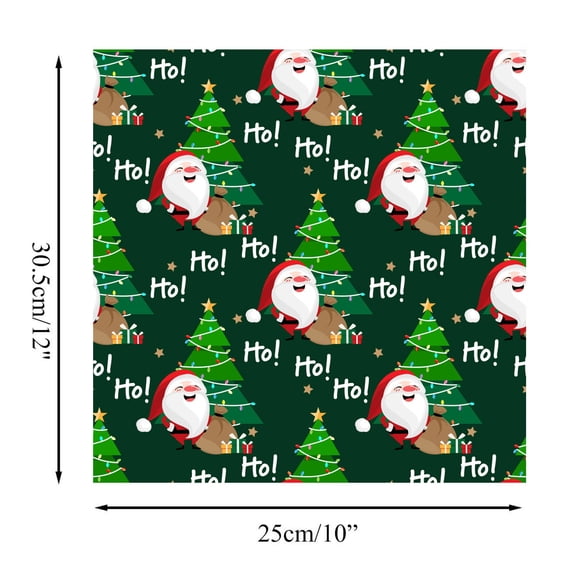 Falleo Clearance Christmas Heat Transfer Vinyl HTV Iron On Vinyl Bundle Elder Snowman Elk
