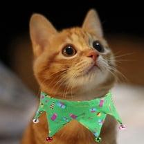 Falleo Clearance Christmas Pet Collar With Bell Adjustable Dog And Cat Collar Accessories