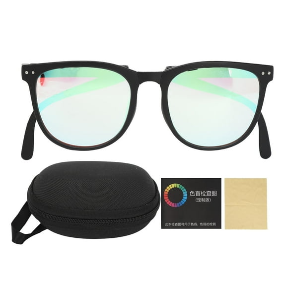 Falleo Clearance Color Correcting Glasses Red Green Blindness Correction Glasses Foldable Colorblind Glasses