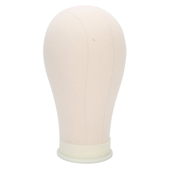 Falleo Clearance Cork Canvas Block Wig Head Making Wig Display Styling Practice Mannequin Wig Head Model21in