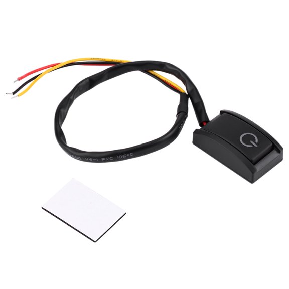 Falleo Clearance DC 12V 200mA Car DIY Switch Paste Type Sticky Button Switch ON/OFF