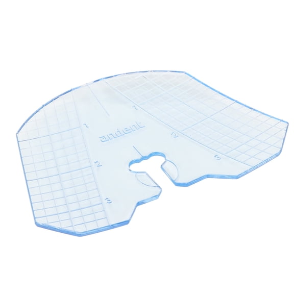 Falleo Clearance Dental Guide Plate Clear Accurate Measurement Dental Teeth Arrangement Guide Plate for Dentists