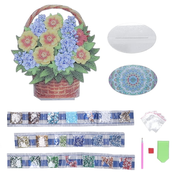 Falleo Clearance Diamond Painting DIY 5D Full Diamond Double Sided Point Diamond Three Dimensional Ornaments Diamond Painting