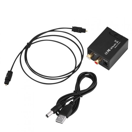 Falleo Clearance Digital Analog Audio Converter Optical Fiber to Analog Digital Audio Decoding