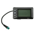thumbnail image 1 of Falleo Clearance Electric Bicycle Display 36V 48V LCD GD01 Display 5 Pin Waterproof Plug for 22.2mm Handlebar, 1 of 5