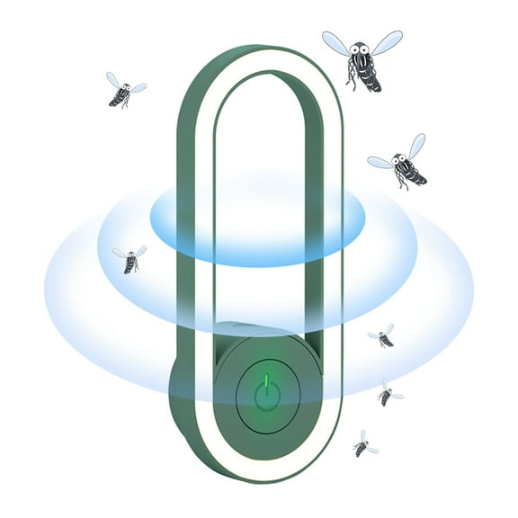 Falleo Clearance Electric Mosquito Lamp Plug in Ultrasonic Pest Repellent with LED Night Light Wall Mosquito Killer Bug Lamp US Plug 220V