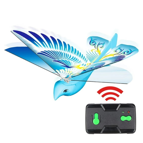 Falleo Clearance Electronic Drone Flying Birds Remote Control Electronic Bird Lightweight Durable Simulation Luminous Bird Toy for Kids