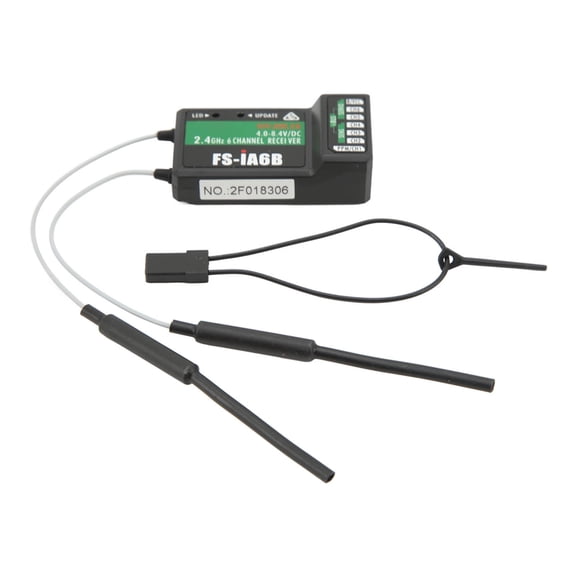 Falleo Clearance FS IA6B Receiver 2.4G 6CH I BUS PPM Receiver for FS I4 FS I6 FS I10 FS GT2E FS GT2G Transmitter