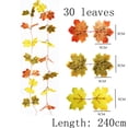 thumbnail image 1 of Falleo Clearance Fall Decor Festival Simulation Maple Leaf Rattan Decoration Christmas Party Wall Hanging Maple Leaf Rattan, 1 of 2