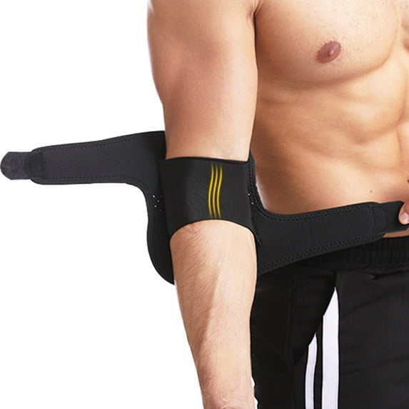 Falleo Clearance Fitness Elbow Brace Support Adjustable Comfortable Elbow Pads for Men Women Basketball Gym Supplies