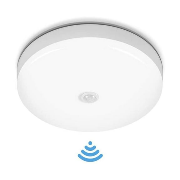 Falleo Clearance Flush Mount Ceiling Light 12W LED Fixture Motion Sensor Light Indoor Light for Kitchen Bedroom Bathroom Hallway