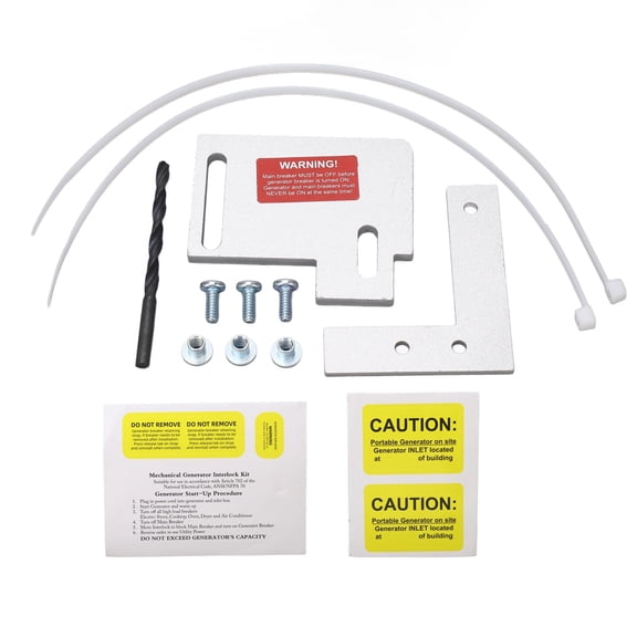 Falleo Clearance Generator Interlock Kit 1-1/2in Spacing Generator Control Interlock for Horizontal Main Cutler Hammer CH 150 200A Panel