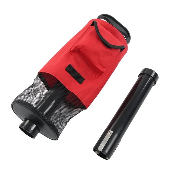 Falleo Clearance Golf Ball Retriever Plastic with Nylon Large Capacity Bag Golf Pick Up Tool for Golf Course Outdoor Red