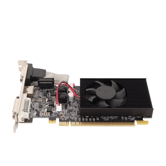 Falleo Clearance Graphics Card GT610 2GB Independent 64 Bit with VGA DVI PCI Express X16 1.1 Port for Desktop Computer Gaming
