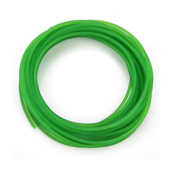 Falleo Clearance Green Rough Surface PU Polyurethane Round Belt for Drive Transmission(6mm*10m)