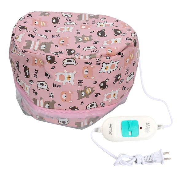 Falleo Clearance Hair Steamer Cap Electric Heating Hat Thermal Treatment 3 Gear Temperature Control CN Plug 220V