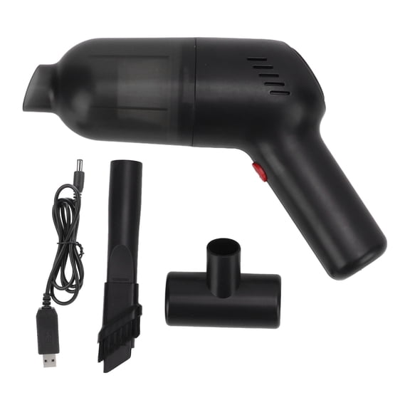 Falleo Clearance Handheld Vacuum Wireless Rechargeable Dual Filtration Regulable Speed Comfortable Handle Lightweight Dust Buster Black