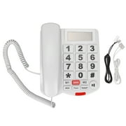Falleo Clearance LD?265CID Big Button Corded Phone One Touch Dial Hands Free Caller ID Telephone for Hearing Impaired Seniors