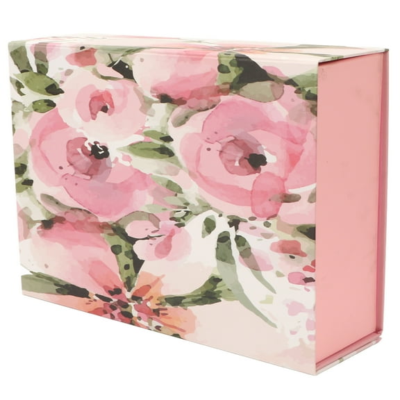 Falleo Clearance Large Gift Box Classic Shape Durable Paperboard Elegant Vibrant Colors Magnetic Gift Box for Gifting Accessories Flower Style