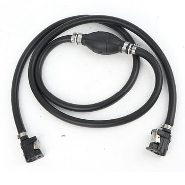 Falleo Clearance Marine Johnson 3/8in Boat Motor Fuel Gas Hose Line Assembly Primer Bulb Connector