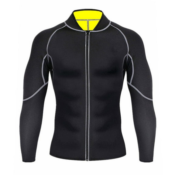 Falleo Clearance Men Long Sleeve Wetsuit Top Jacket Elastic Breathable Diving Clothes Diving Top L Size