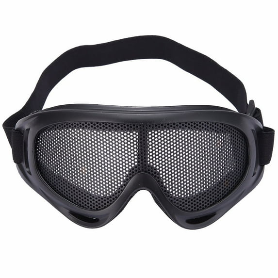 Falleo Clearance Mesh Goggles Metal Anti Fog Safety Goggles Motorcycle X400 Mesh Goggles Eyesight Shield Headband Googles