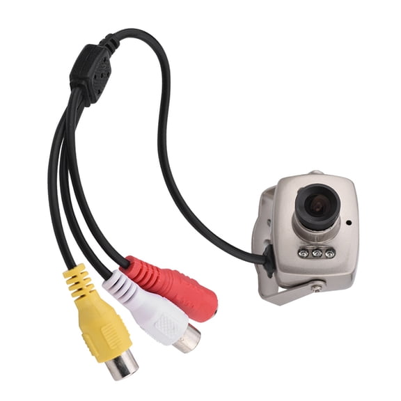 Falleo Clearance Mini 6LED Wired CMOS CCTV Security Camera Night Vision Digital Video Camera PAL