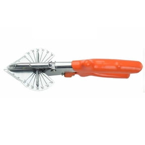 Falleo Clearance Multi Angle Scissors 45 Degree 90 Degree High Accurate Clear Scale Trim Shears Tools for Thin Wood Cut Plastic Orange