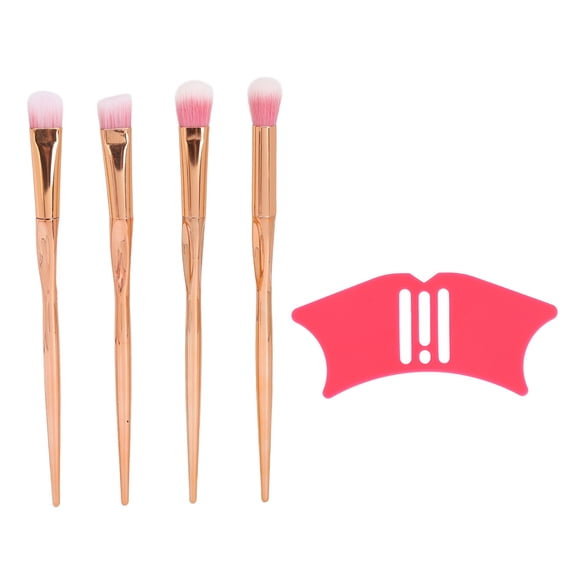 Falleo Clearance Nose Shadow Tool Multifunctional Silicone Eyeliner Template Nose Contouring Stencil Face Makeup Guide with Brush