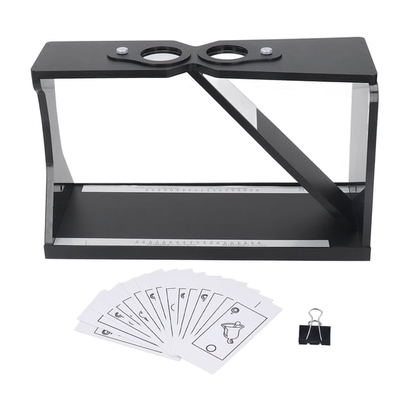 Falleo Clearance Oblique Stereoscope Cheiroscopes Amblyopia Trainer Double Black Column Adjustable Visual Tester Tools