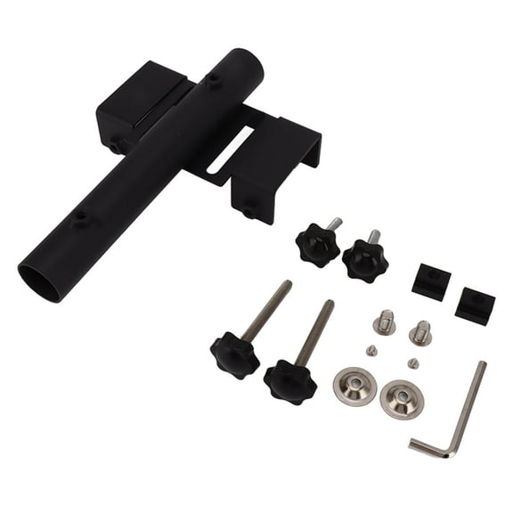 Falleo Clearance Pickup Flagpole Mount Firm Support Steel Universal Truck Flagpole Holder for Most Pickups Black