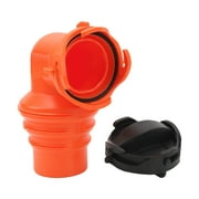 Falleo Clearance RV Sewer Hose Elbow with Lid 90 Degree Easy Installation Sewer Hose Connector for Yacht