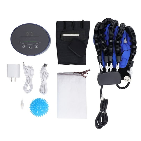Falleo Clearance Rehabilitation Trainer Robot Gloves Hemiplegia Finger Hand Training Device for Adults US Plug 100?240V Left Hand L