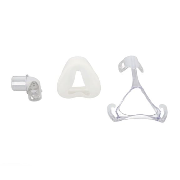 Falleo Clearance Replacement Frame Silicone Cushion Adapter Breathing Machine Accessory for ResMed Mirage FX Nasal Guard