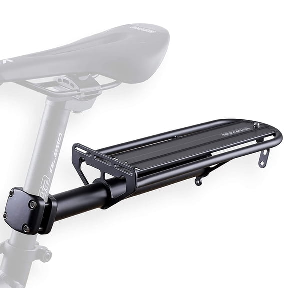 Falleo Clearance Seatpost Mount Rear Back Cargo Pannier Rack Bike Rear Rack for Mountain Fat Bike Luggage Carrier