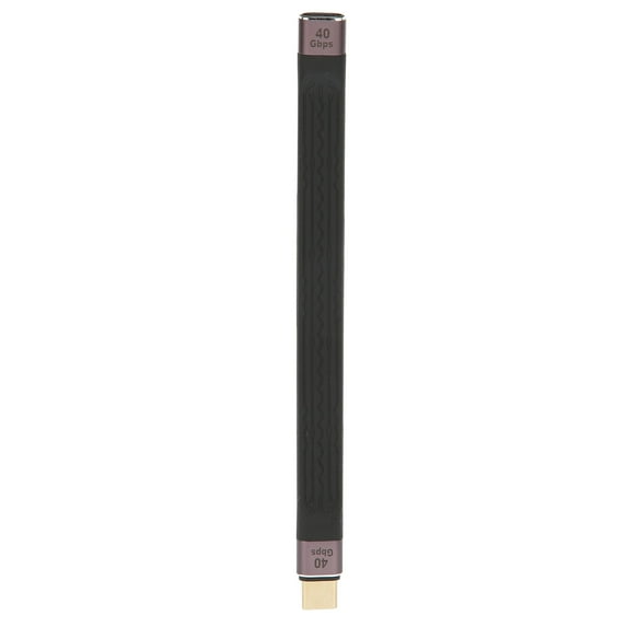 Falleo Clearance Short USB C Cable 40Gbps Dual Head FPC Durable Type C Male to Female PD 100W Fast Charging Cord
