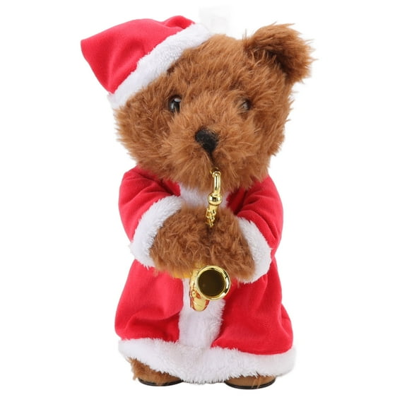 Falleo Clearance Singing Christmas Toys 8 Songs Swingable Singing Dancing Electric Cartoon Plush Brown Bear Toy Christmas Gift