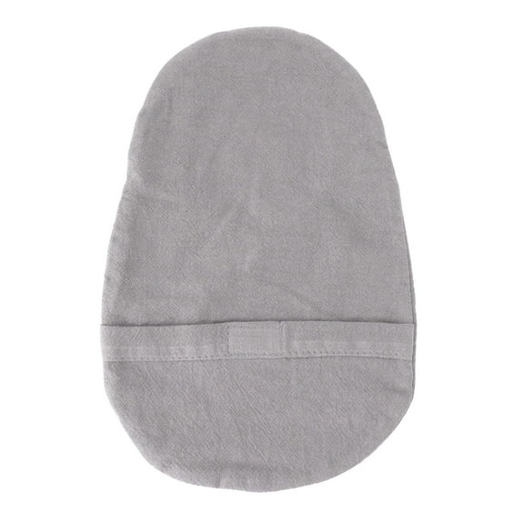 Falleo Clearance Soft Cotton Colostomy Bag Cover Washable Reusable Breathable Ostomy Pouch Cover for Patient Eldely Gray