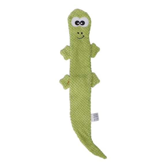 Falleo Clearance Squeaky Lizard Dog Toy Teeth Grinding Training Plush Dog Chew Toys for Pet Supplies Green