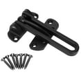 thumbnail image 1 of Falleo Clearance Stainless Steel AntiTheft Lock Buckle Security Guard Door Safety Lock Latch for Home Hotel(Matte Black ), 1 of 5