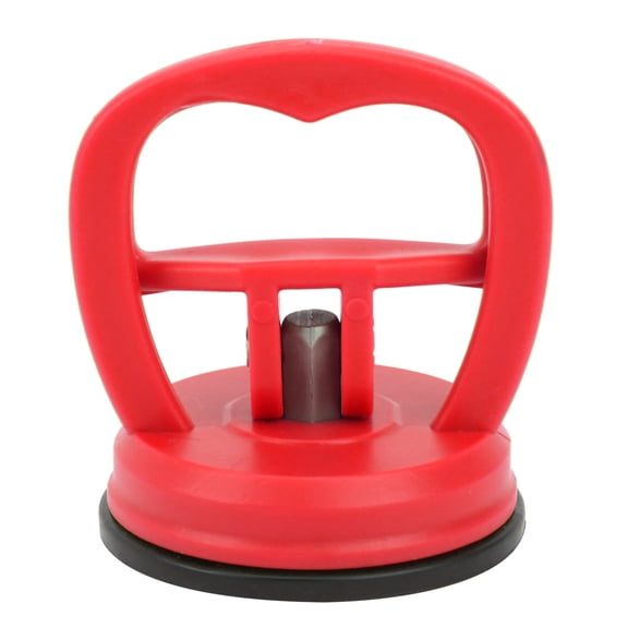 Falleo Clearance Suction Cup Multifunctional Colorful Plastic Ergonomic Ruler Handle for Quilting Ruler Template HouseholdRed801