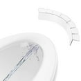 Falleo Clearance Toilet Seat Splash Guard Transparent Potty Training