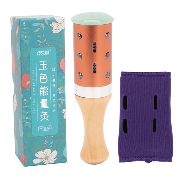 Falleo Clearance Warm Moxibustion Rods Detox Relieve Fatigue Rolling Handheld Adjustable Facial Massager Moxa Rods