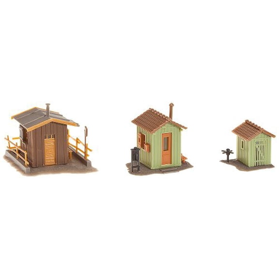 Faller 120140 Trackside Sheds 3HO Scale Building Kit