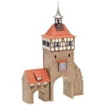 thumbnail image 1 of Faller 130406 City Gate with Gate House HO Scale Building Kit, 1 of 1