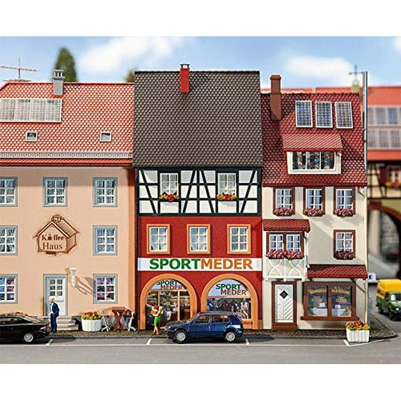 Faller 130498 City House With Sporting Goods Ho Scale Building Kit